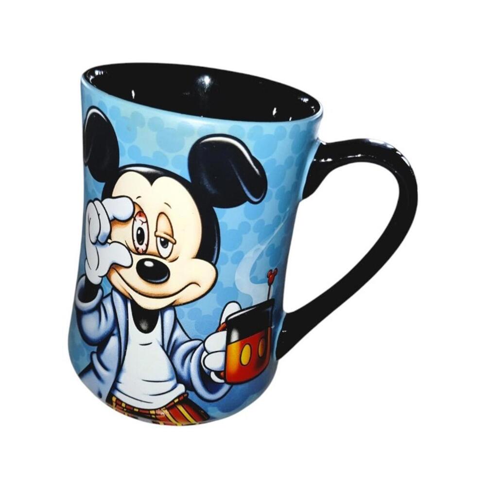 Disney Parks Mickey Mouse Some Mornings Are Rough Coffee Mug Cup VGUC - Picture 2 of 5